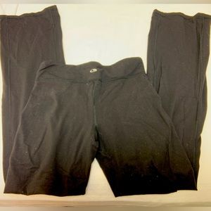 Champion black stretch workout flare pants size medium